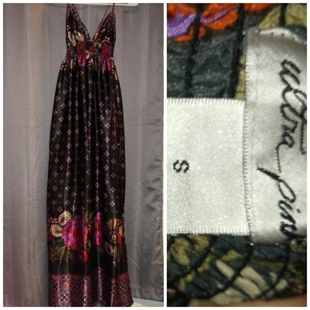 Ultra Pink silk dress